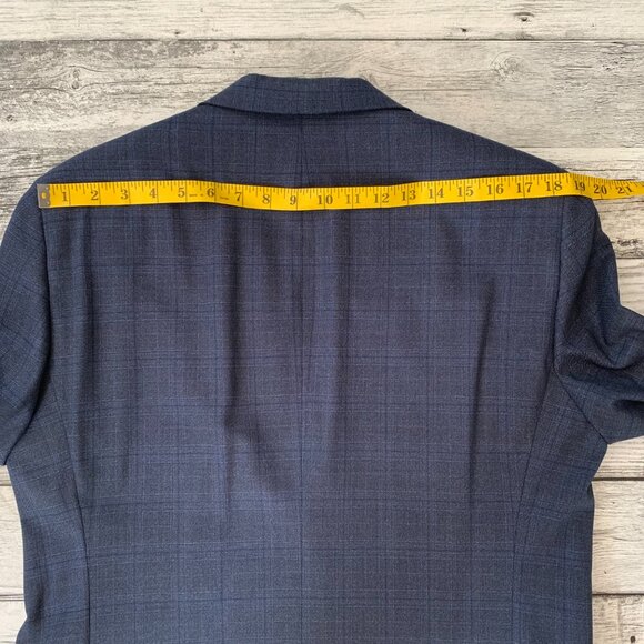 Hart Schaffner Marx Union Made Check Print 2 Button Blazer - Picture 13 of 16